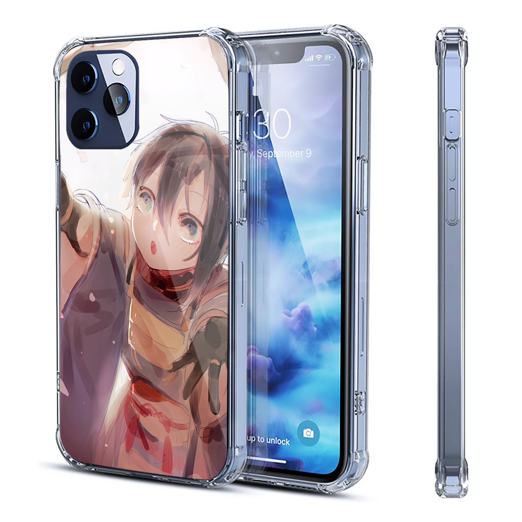 （画像用） 刀剣乱舞 Touken Ranbu 【iPhone 12シリーズ対応】透明スマホケース（クリアソフトケース）